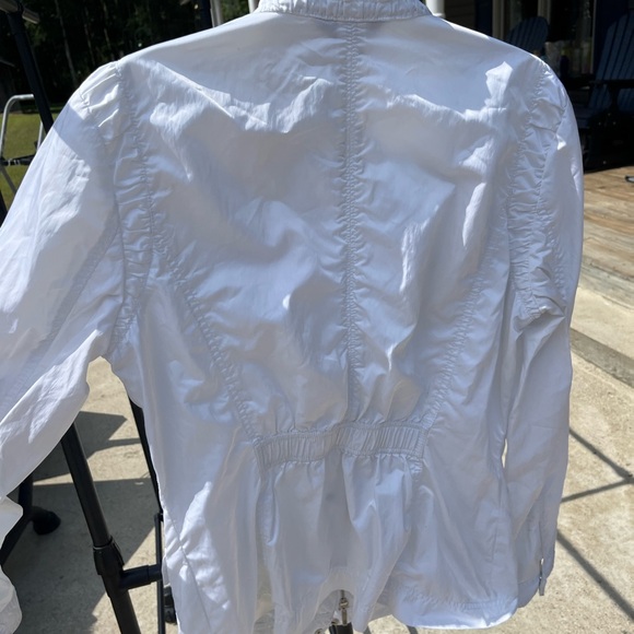 White House Black Market Crisp White Utility Jacket - Picture 4 of 12